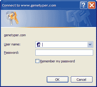 GeneTyper - mouse genotyping service login